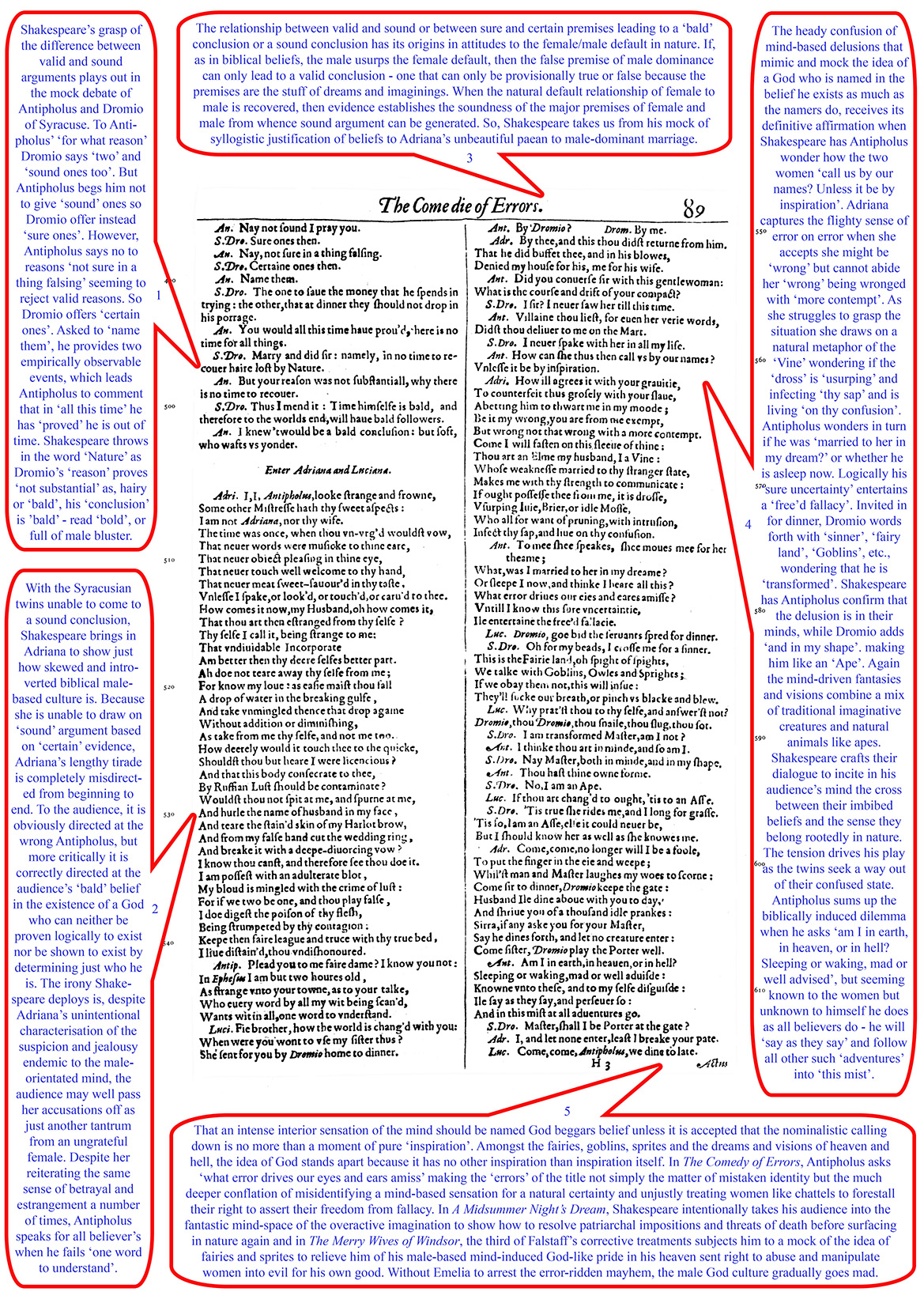 Comedy of Errors Page Five