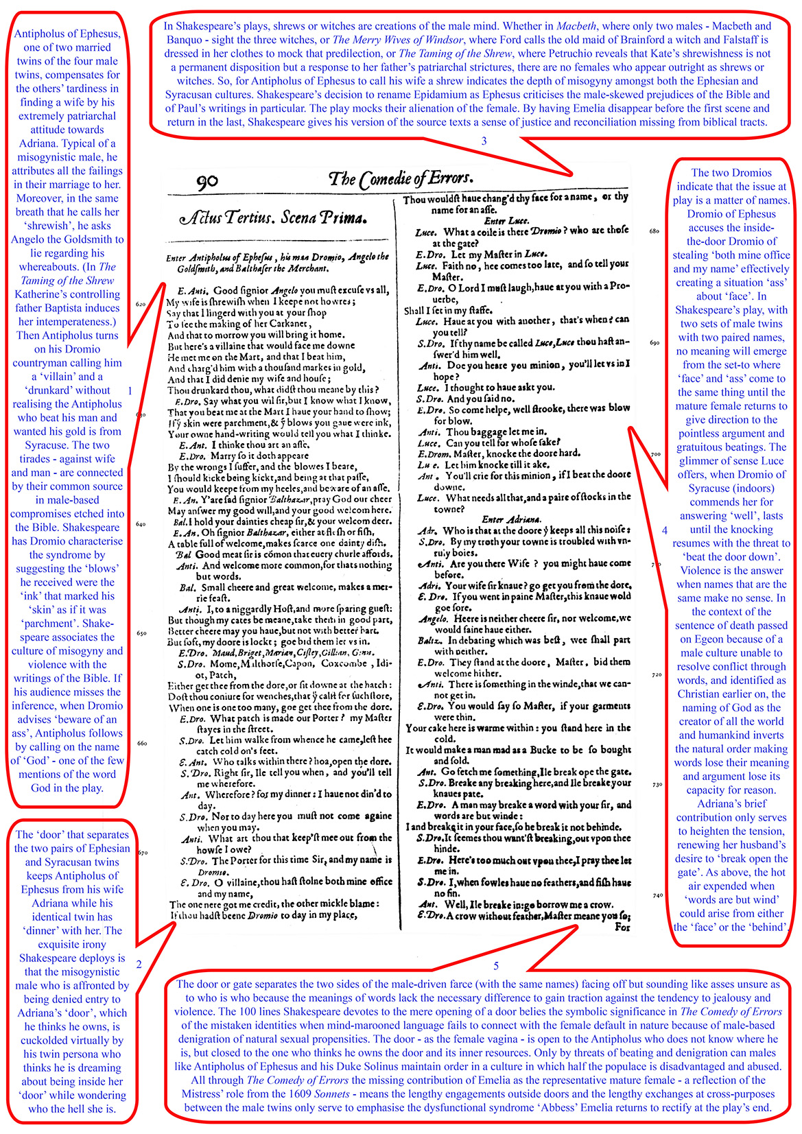 Comedy of Errors Page Six